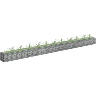 furnicato Gabionen-Hochbeet 450 × 30 × 30 cm