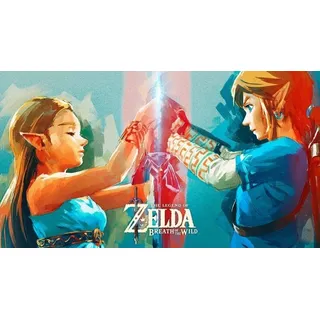 Puzzles 1000 Teile für Erwachsene Legend of Zelda Pädagogisches intellektuelles Dekompressionsspielzeug Spaß Familienspiel für Kinder Erwachsene26x38cm