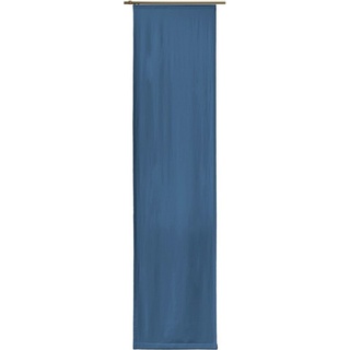 Schiebegardine Umea, Wirth, Paneelwagen (1 St), blickdicht, Jacquard blau 60 cm x 145 cm