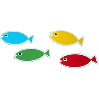 PORUTE Kühlschrankmagnete, Dekor, Kühlschrank, Magnete, Ornament, 12 Stück Whiteboard-Magnete, Kühlschrankmagnete, pädagogisches Spielzeug, zufällige Farbe, Fisch #01