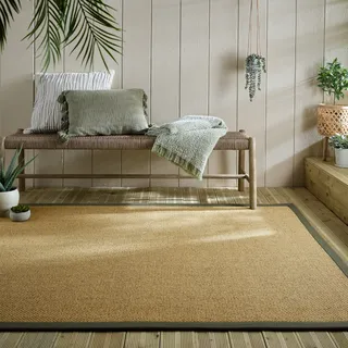 Flair Rugs Sisal Look Outdoor-Teppich 160 x 230 cm Grün