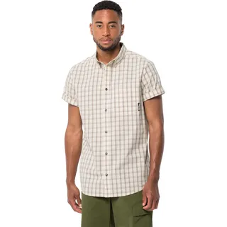 Jack Wolfskin Hot Springs Kurzarmhemd - Egret 41 - M