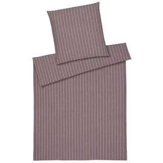 ELEGANTE Humble Gestreift Brick 155 x 220 cm + 80 x 80 cm