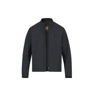 BELSTAFF Herren Jacke schwarz Mikrofaser, schwarz, Frühjahr/Sommer 2026