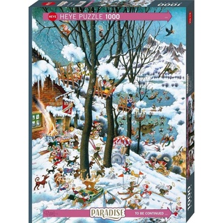 HEYE Puzzle »In Winter Puzzle 1000 Teile«, Puzzleteile