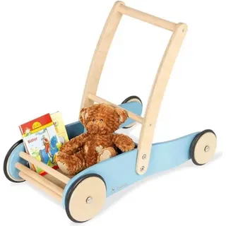 Pinolino Kinderträume Uli, 4 Rad/Räder, Blau, Holz - Blau/Braun