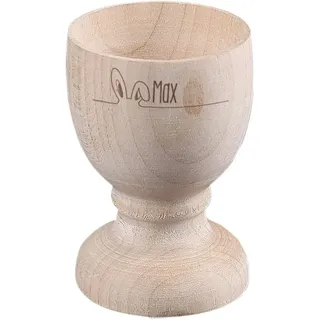 Herz & Heim® Eierbecher aus Holz mit Gratis Gravur des Namens zu Ostern oder für das beliebte Frühstücksei zu Hause Osterhasen Ohren