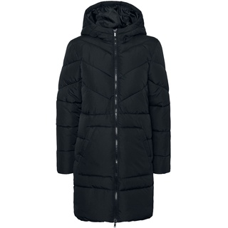 Noisy May Wintermantel - NMDalcon Long Jacket - XS bis XL - für Damen - Größe S - schwarz - S