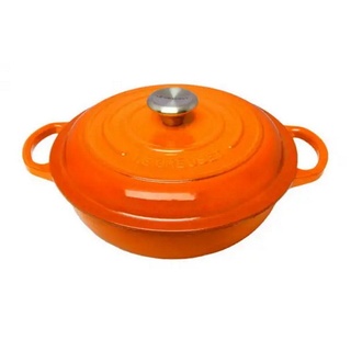 LE CREUSET Bräter Profitopf - Stew Pot 22 cm orange|rot