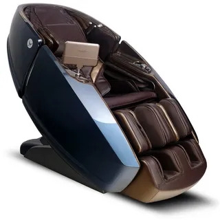 NAIPO Massagesessel 4D Massagesessel, Raumkapsel-Massagestuhl Aromatherapie, 8-Zoll-Tablet-Steuerung blau