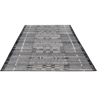 Teppich Outdoor-Africa 38, Gino Falcone, rechteckig, Höhe: 5 mm, Flachgewebe, Ethno Style, In- und Outdoor geeignet grau 300 cm x 400 cm x 5 mm