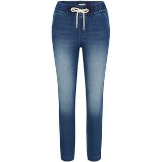 TOM TAILOR Damen Loose Fit Jeans, blau, Uni, Gr. 29/28