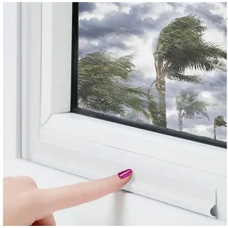 LuxusKollektion Fenster-Set Erweiterung Zugluftstopper 6m Weiss weiß