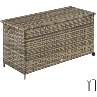 Tectake Gartenbox 116 x 54 x 64 cm Beige