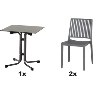 Siena Garden Urban Lights Set 3-tlg. Grau