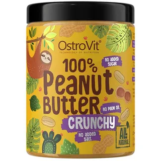 Ostrovit 100% Peanut Butter, Crunchy - 1000g EUR/kg)