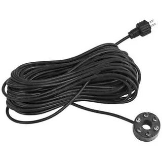 Dehner LED-Beleuchtung für Gartenbrunnen, inkl. 10 m Kabel, warmweiß, 6 LED's, Schwarz