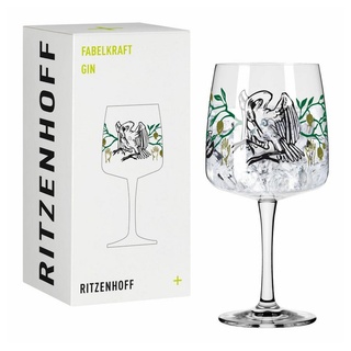 Ritzenhoff Longdrinkglas Fabelkraft Gin 003, Kristallglas, Made in Germany bunt