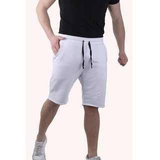 Kurze Hose Trainingshose Sporthose Sommer Shorts Hose Fitness Jogger JH-5011 M Weiß