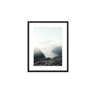 Möbel Kraft Iceland Holz schwarz 40x50 cm 3er Set