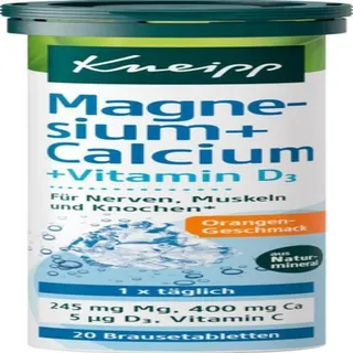 Kneipp Magnesium + Calcium + D3 Brausetabletten 20 St.
