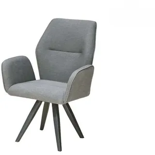 2er Set CLEMENTO Walton Dining Sessel Aluminium Sunbrella - Anthrazite