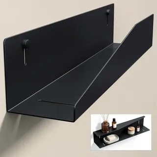 doporro Duschablage ohne Bohren 50 cm, Duschregal Badregal | Rostfreier Badezimmer Organizer Kleben Bohren, große Ablage Shampoo Dusche, Badewanne Küche, Badablage ohne bohren, Reglo-15