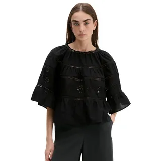 Marc O'Polo Kurzarmbluse schwarz 40