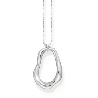 Thomas Sabo Kette mit Anhänger Natural Beauty Silber