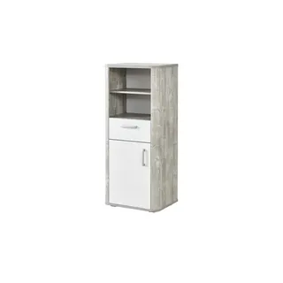 None Beistellschrank Hannes 41 x 55 x 128 cm Grau