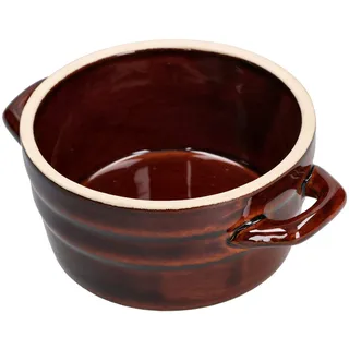 KOTARBAU® Keramikgefäß ⌀ 14 cm Steinzeugtopf Schmalztopf Servierschale Auflaufförmchen aus Steingut Runde Keramikschale Kleine Glasiert Auflaufform