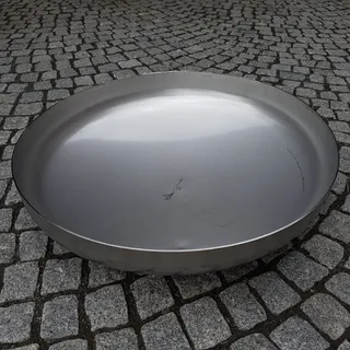 Klöpperboden Ø 50 cm Edelstahl V2A für Feuerschale, Grillschale, Pflanzschale