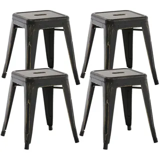 deluke Hocker FULDA Metall 40 x 46 x 40 cm Mehrfarbig