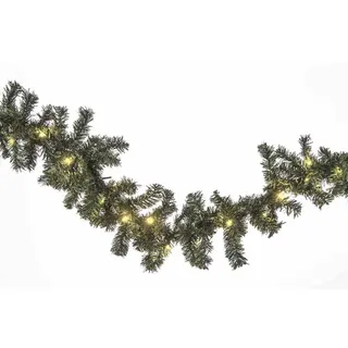 LED Tannengirlande 5m 40 LEDs warmweiß Lichterkette Weihnachtsgirlande Girlande  Warmweiß