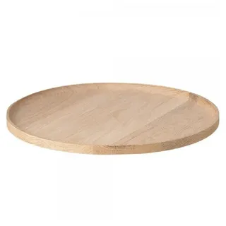 BLOMUS Tablett Oku Ø 25 cm Holz Braun S (Small)