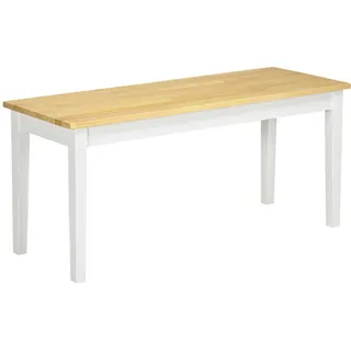 Homcom Sitzbank Holzbank Mehrfarbig 102 x 36 x 45 cm