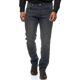JEEL Regular-fit-Jeans 305 Straight Cut Herren Jeans 5-Pocket Design grau 33