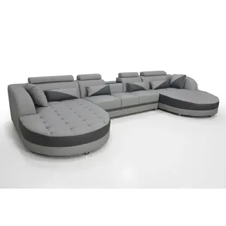 aea Eckcouch U-Form grau