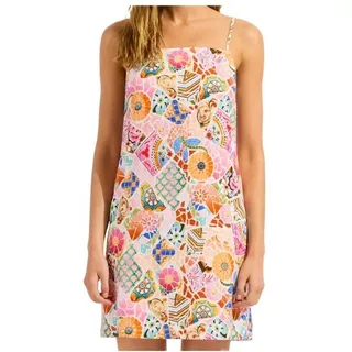 Seafolly - Beach Bohème Bandeau Mini Dress - Kleid Gr XS beige