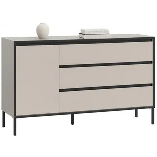 inn.furn Torello 136 x 83 x 38 cm kaschmir / schwarz