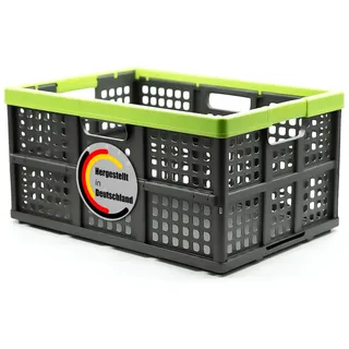 BigDean Klappbox 50 l 1-tlg. grün/schwarz