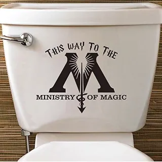 Epic Modz Harry Potter inspirierter WC-Aufkleber für Toilette, Vinyl, Motiv: Fantastische Tiere
