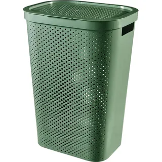 Curver Infinity Dots 60L Wäschekorb grün - Grün