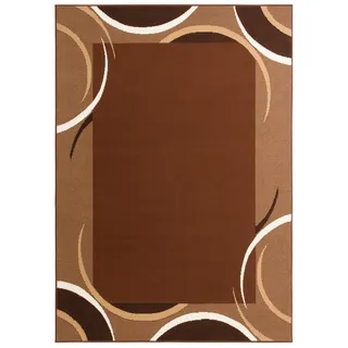 OTTO home Noah Kurzflorteppich 200 x 200 cm Braun