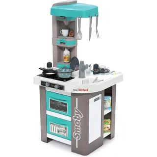Smoby – Tefal Studio Bubble Küche – Spielküche für Kinder mit vielen Funktionen, Töpfen, Pfannen, Küchenbesteck, Herd, Ofen, für Kinder ab 3 Jahren