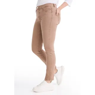 STOOKER WOMEN 5-Pocket-Jeans Milano Denim Magic Shape Fit Jeans Casual Clean Wash Denim Jeans Magic Shape Effekt für Damen beige 46