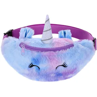 SOIMISS Pelz-gürteltasche Einhorn Fanny Pack Plüsch Taille Tasche Plüsch-gürteltasche Pelz Taille Tasche Flauschigen Einhorn Design Design Crossbody- Kind Mode Fell
