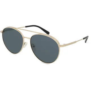 Michael Kors MK1138 Damen-Sonnenbrille Vollrand Pilot Metall-Gestell, gold