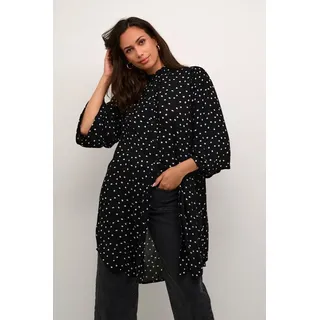Kaffe Kleid KAvinni Schwarz/Weiß Punkt 38