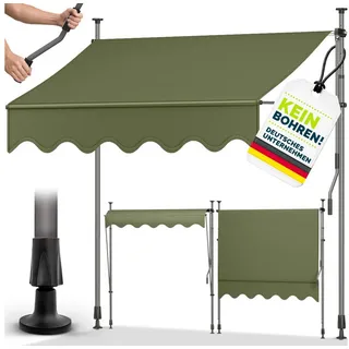 tillvex Klemmmarkise 200 cm grün